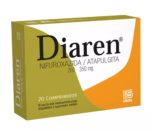 DIAREN X 20 COMP (NIFUROXAZIDA/ATAPULGITA)