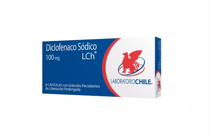 DICLOFENACO 100 MG LIB PROLONG.LCH X 8 CAPS (GENER)
