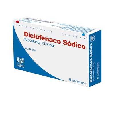 DICLOFENACO 12.5 MG SUPOS. INFANTIL PASTEUR X 5 UNID (GENER) (PTM)