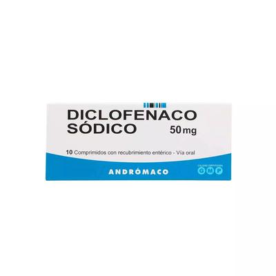 DICLOFENACO 50 MG ANDR X 10 COMP (GENER) (PTM)