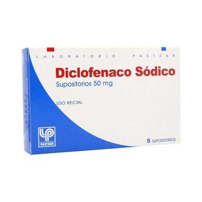 DICLOFENACO 50 MG SUPOS. ADULTO PASTEUR X 5 UNID (GENER)