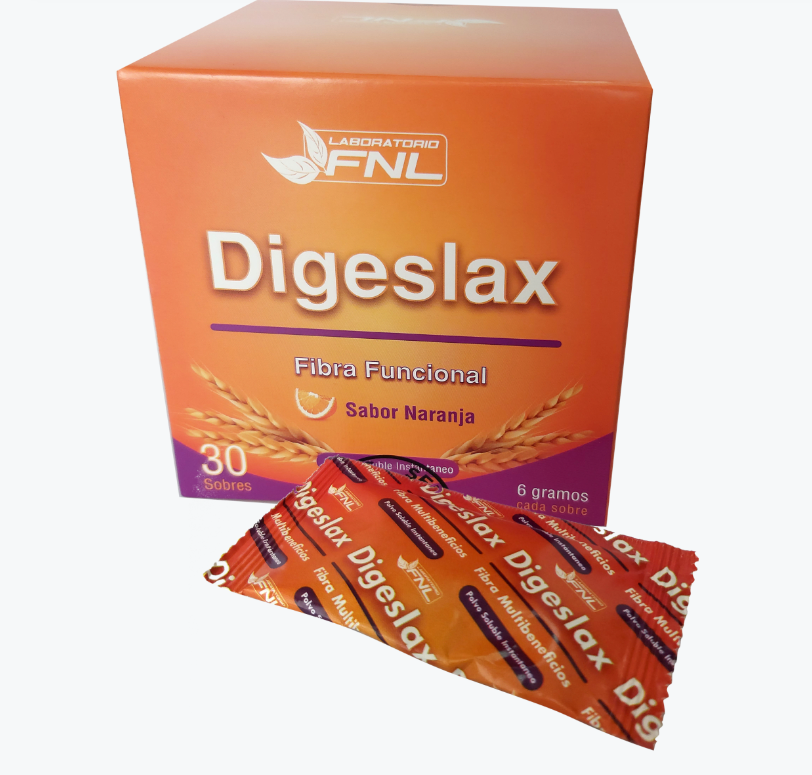 DIGESLAX POLVO NARANJA 6 GR X 30 SOBRES (PSYLLIUM HUSK PLANTAGO OVATA) FNL (NAT)