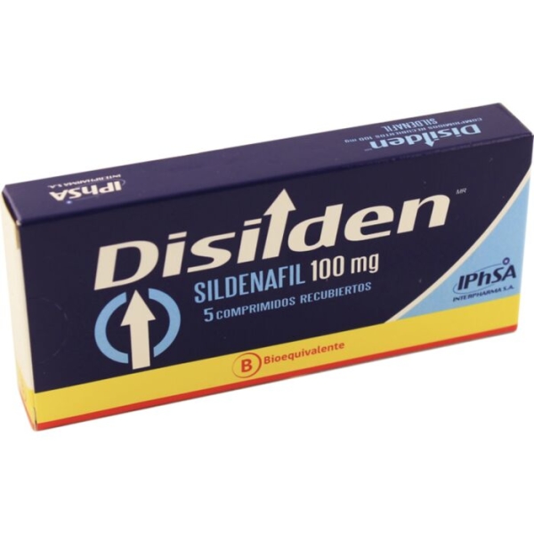 DISILDEN 100 MG X  5 COMP (SILDENAFIL)