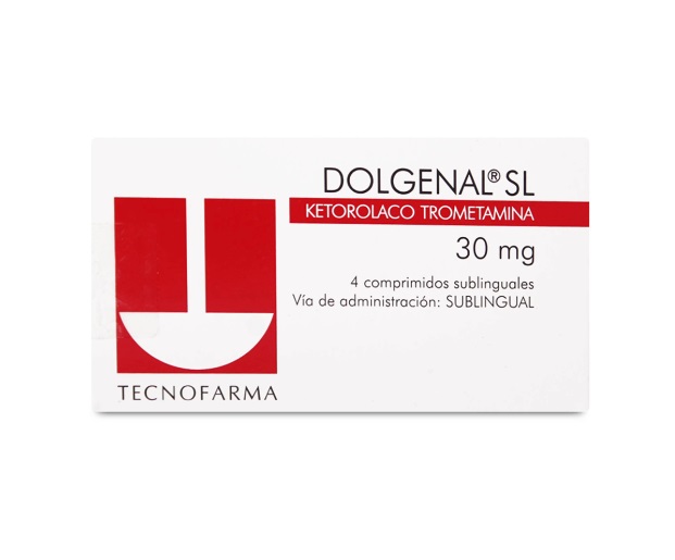DOLGENAL SL 30 MG X 4 COMP (KETOROLACO)