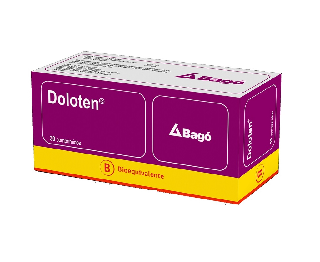 DOLOTEN X 30 COMP (TRAMADOL/PARACETAMOL)
