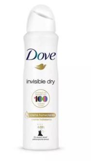 DOVE DESOD SPRAY WOMEN INVISIBLE DRY 48 HRS 150 ML