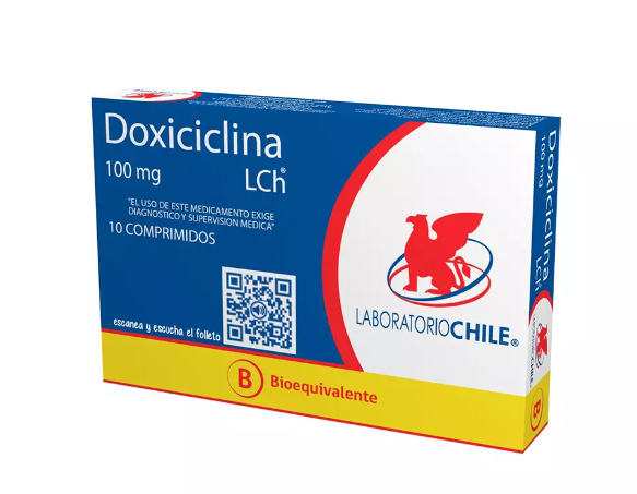 DOXICICLINA 100 MG LCH X 10 COMP (GENER) (PTM)