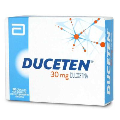 DUCETEN 60 MG X 30 CAPS (DULOXETINA) (RS:30)***