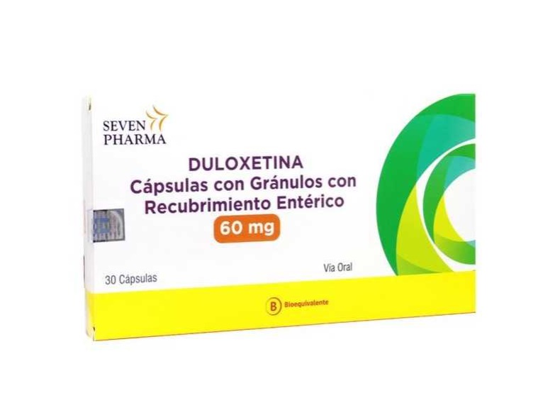 DULOXETINA 60 MG SEVEN PHARMA X 30 CAPS (GENER)