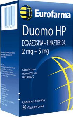DUOMO HP X 30 CAPS (DOXAZOSINA 2 MG / FINASTERIDA 5 MG)