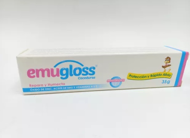 EMULINE EMUGLOSS  POMADA X 35 GR (OXIDO ZINC/ACEITE EMU/ VIT A-E)