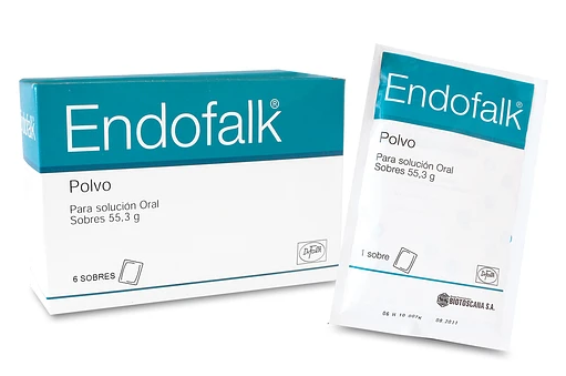 ENDOFALK SOBRES 55,3 G X 6 UN (KCL+NACL+NA2HCO3+ PEG 3350)