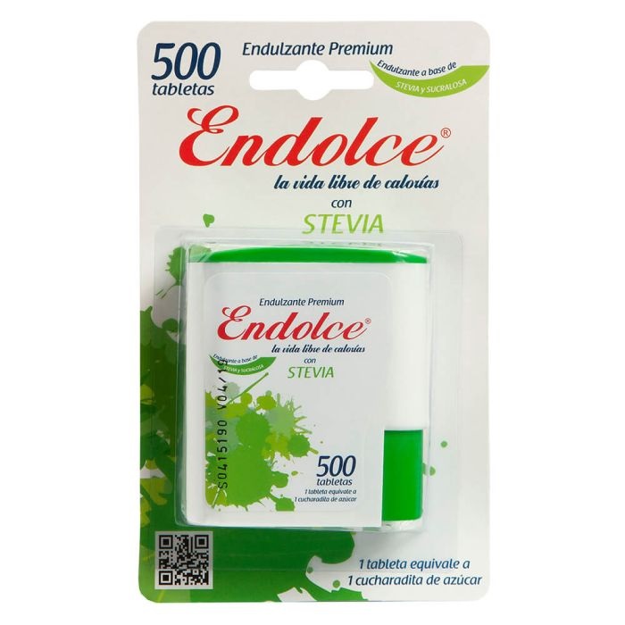 ENDULZANTE ENDOLCE STEVIA X 500 TAB***