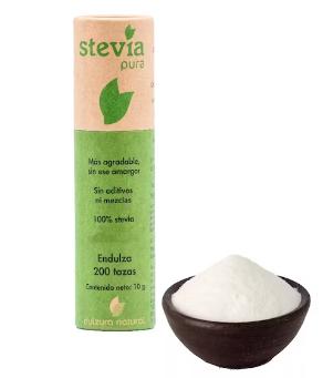 ENDULZANTE STEVIA PURA TUBO X 10 GR (DULZURA NATURAL)