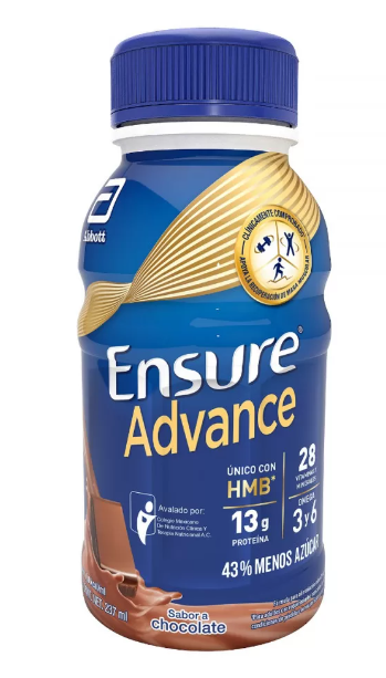 ENSURE LIQUIDO ADVANCE CHOCOLATE X 237 ML (FORL)