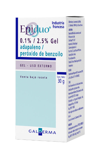 EPIDUO GEL X 30 GR (ADAPALENO/PEROXIDO BENZOILO)