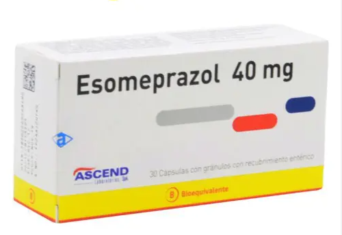 ESOMEPRAZOL 40 MG ASCEND X 30 CAPS (GENER)
