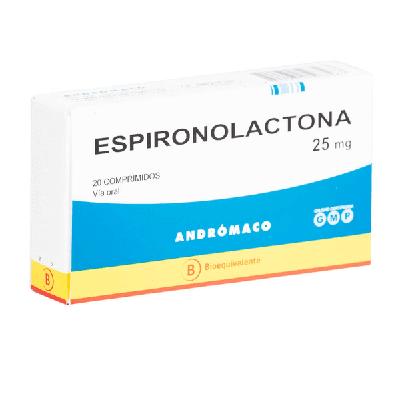 ESPIRONOLACTONA 25 MG X 20 COMP ANDR (GENER) (PTM)