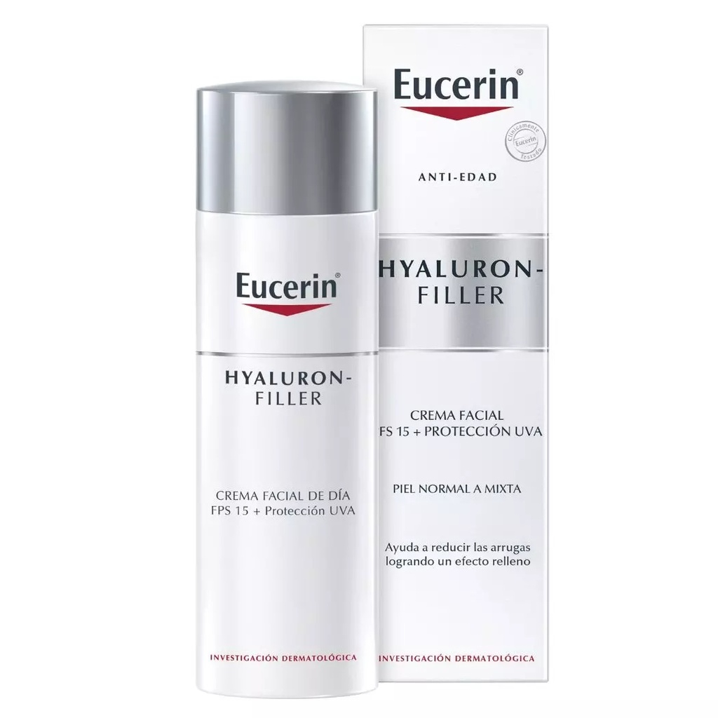 EUCERIN HYALURON FILLER FLUIDO PIEL NORMAL A MIXTA FPS 15 X 50 ML