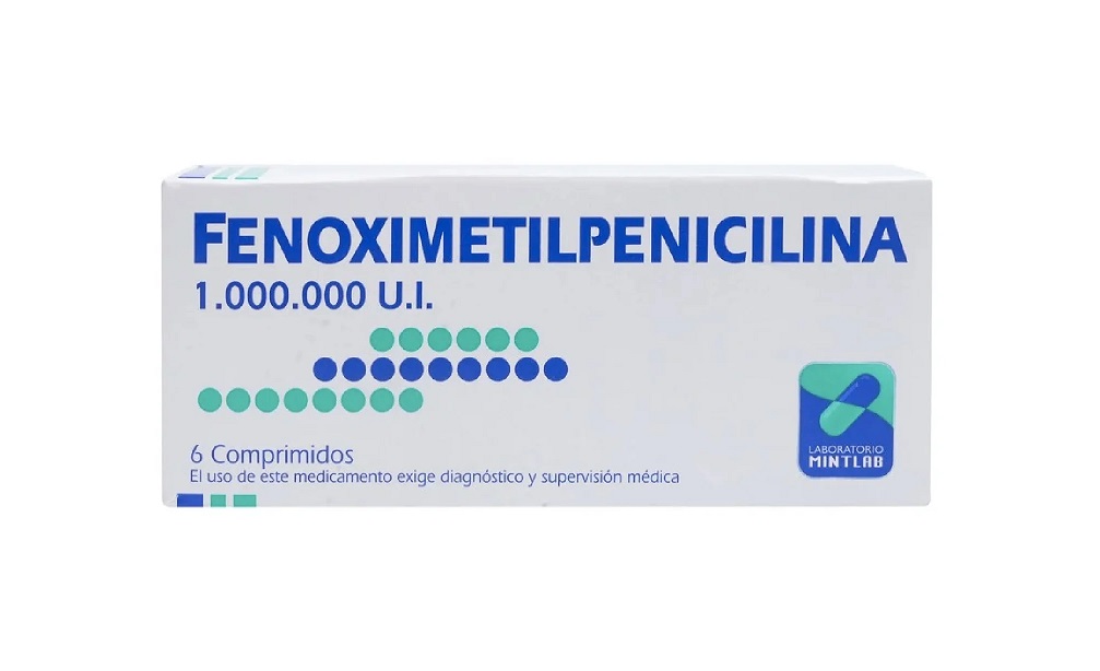 FENOXIMETILPENICILINA 1000000 UI MINTLAB X 6 COMPRIMIDOS (GENER)