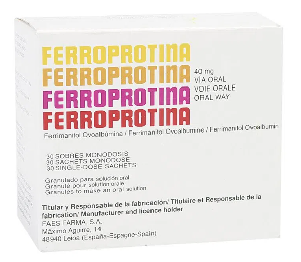 FERROPROTINA X 30 SACHET (FERRIMANITOL OVOALBUMINA)