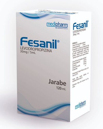 FESANIL 30 MG/5 ML JARABE X 120 ML (LEVODROPROPIZINA)