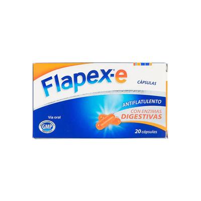 FLAPEX-E X 20 CAPS (SIMETICONA/ENZIMAS)