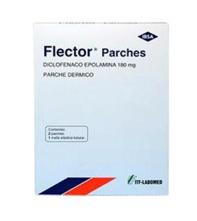 FLECTOR PARCHES 180 MG + MALLA X 2 UNID (DICLOFENACO EPOLAMINA)