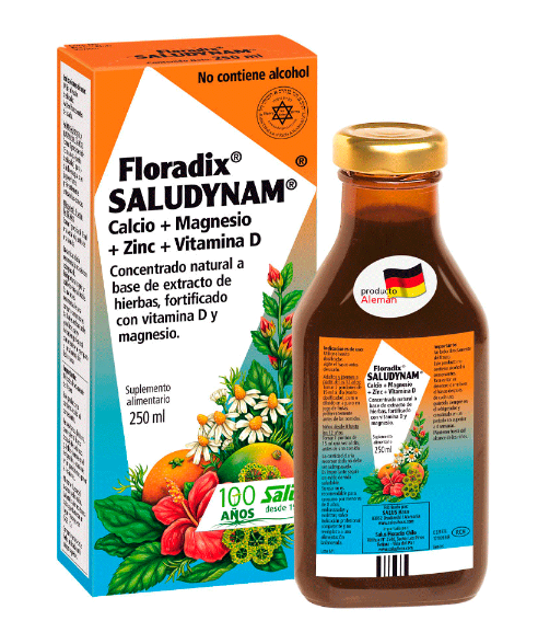 FLORADIX SALUDYNAM SOLUCION X 250 ML (CALCIO+MG+ZINC+VIT D)
