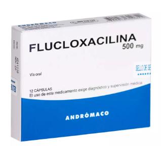 FLUCLOXACILINA 500 MG ANDR X 12 CAP (GENER)(PTM)