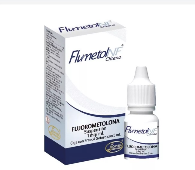 FLUMETOL NF 0,1% SOL OFTALM X 5 ML (FLUOROMETOLONA)