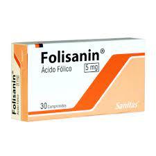 FOLISANIN 5 MG X 30 COMP (ACIDO FOLICO) (PTM)