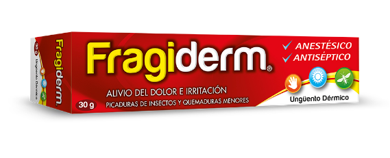 FRAGIDERM UNGUENTO DERMICO X 30 GRS (BENZOCAINA/A.BENCILICO)***