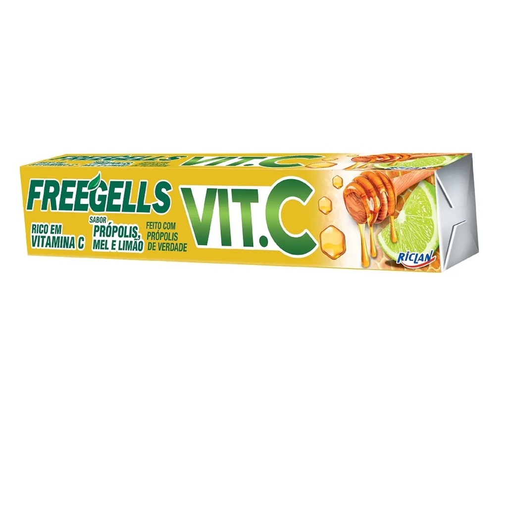 FREEGELS VIT C CARAMELOS SABOR PROPOLEO, MIEL Y LIMON