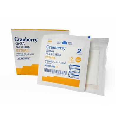 GASA PACK NO TEJIDA    7.5 X 7.5 CMS X 5 SOBRES DE 2 UNID (FRAXI)