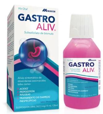 GASTROALIV JARABE X 240 ML (BISMUTO SUBSALICILATO)