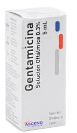 GENTAMICINA 0,3 % SOL OFT X 5 ML ASCEND (OFT) (PTM) (GENER)*DESCUENTO POR PRONTO VENCE FVENC:10-2026*