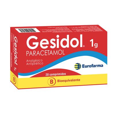 GESIDOL 1 G X 20 COMP (PARACETAMOL)