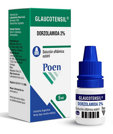 GLAUCOTENSIL SOLUCION OFTALMICA 2% X 5 ML (DORZOLAMIDA)