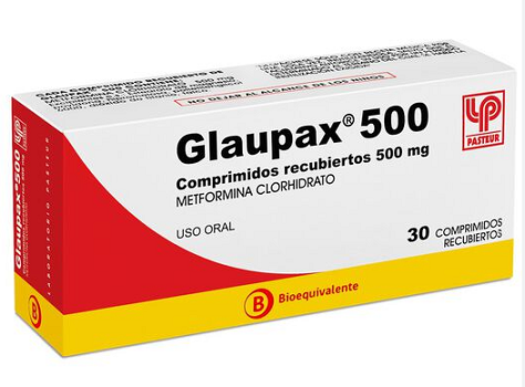 GLAUPAX NORMAL 500 MG X 30 COMP (METFORMINA)