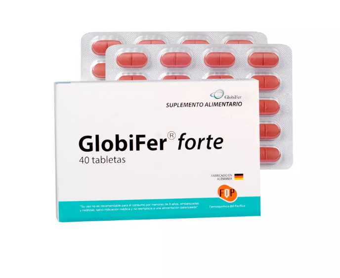 GLOBIFER  FORTE X 40 COMP (HIERRO HEMICO)
