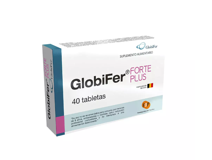 GLOBIFER FORTE  PLUS X 40 COMP (HIERRO HEMICO/AC. FOLICO /VIT B12)