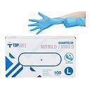 GUANTE NITRILO AZUL TALLA L X 100 UNID