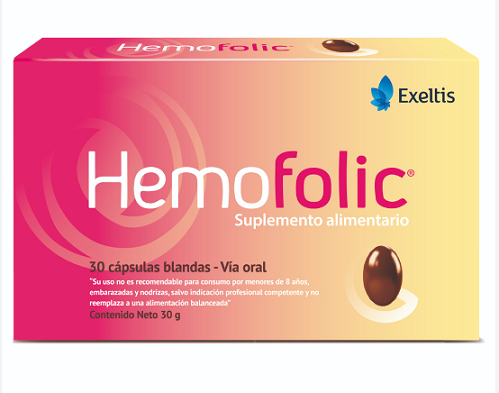 HEMOFOLIC X 30 CAPSULAS ( AC.FOLICO+ HIERRO)