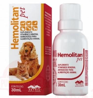 HEMOLITAN PET SUPLEMENTO VITAMINICO MINERAL X 30 ML (VET)