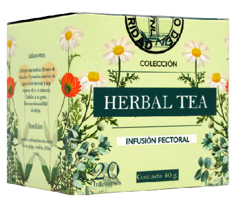 HERBAL TEA TE PECTORAL X 20 BOLSAS FNL (EUCALIPTUS/SAUCO/TILO/TOMILLO/CULEN/RADAL/PALTO)