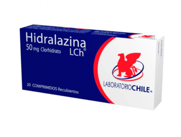 HIDRALAZINA 50 MG LCH X 20 COMP (GENER) (PTM)