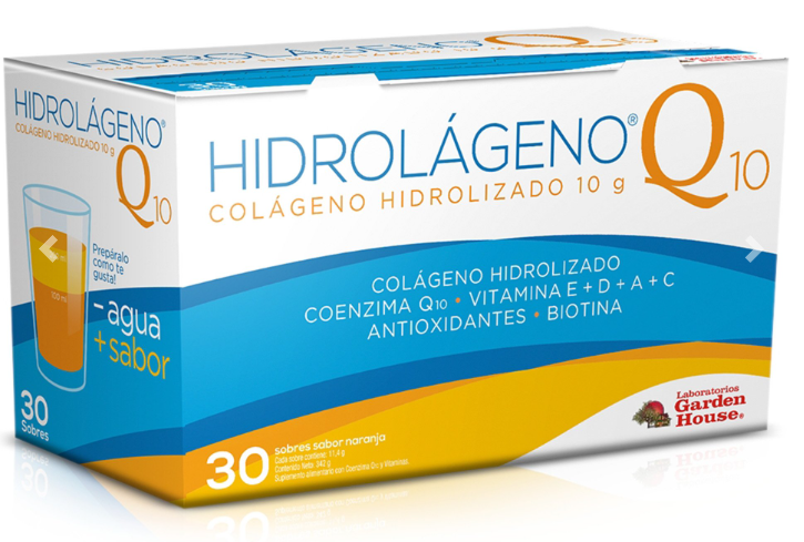 HIDROLAGENO Q10 10 GR X 30 SOBRES (COLAGENO)