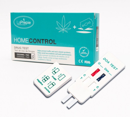 HOME CONTROL TEST MULTIDROGAS (THC/COCAINA)
