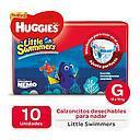 HUGGIES PAÑAL LITTLE SWIMMERS TALLA G X 10 UNID